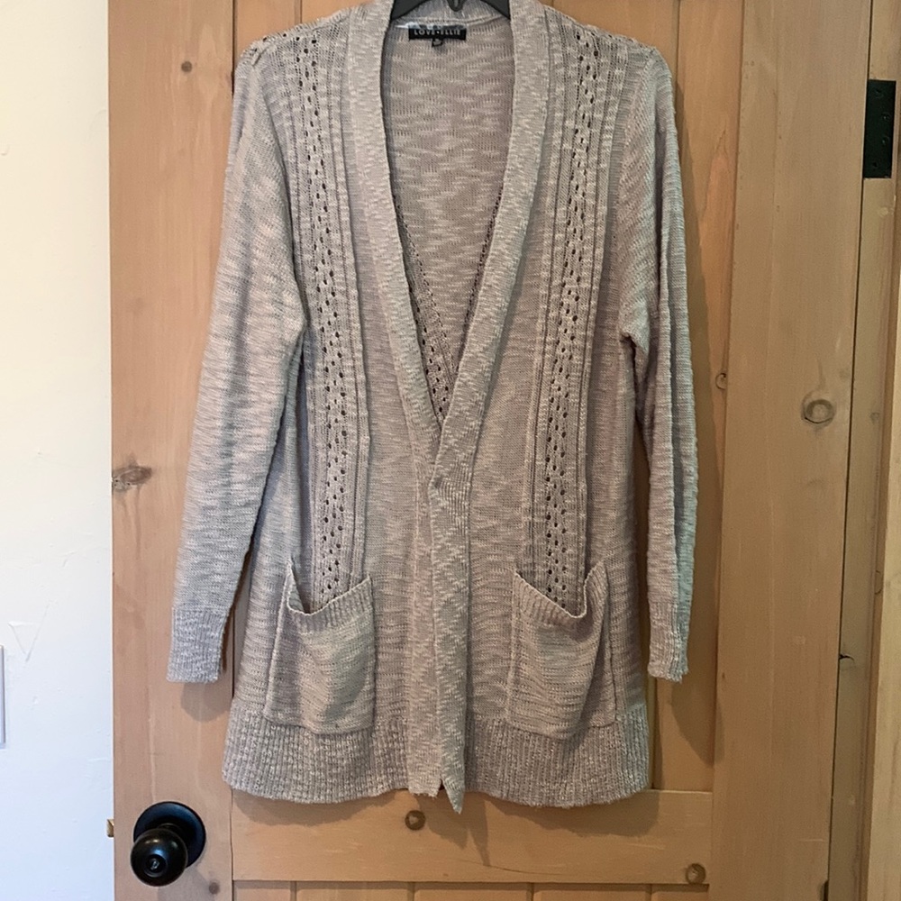 Ladies Long Cardigan Sweater size xl